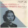 ţţХ쥳 7inchۡڥޡۥޥꥢ󡦥(Marian Anderson)/ν 裱(Negro spirituals Vol.1)